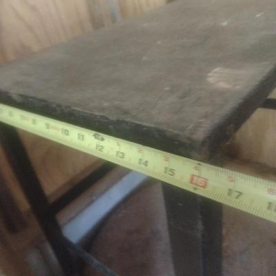 Hand Crafted Metal Framed Worktable