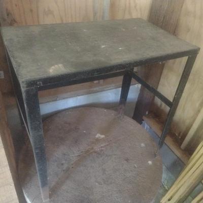 Hand Crafted Metal Framed Worktable