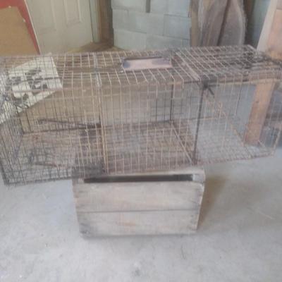 Large Animal Live Trap in Working Condition (Box Not Included)