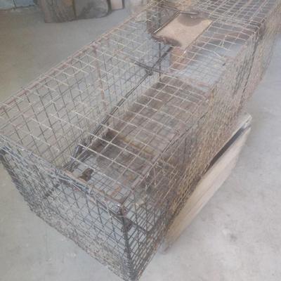 Large Animal Live Trap in Working Condition (Box Not Included)