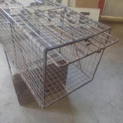 Large Animal Live Trap in Working Condition (Box Not Included)