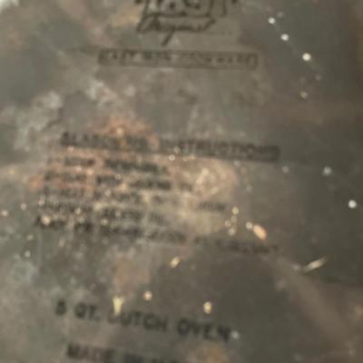 Wagner Dutch oven with handle and stock pot