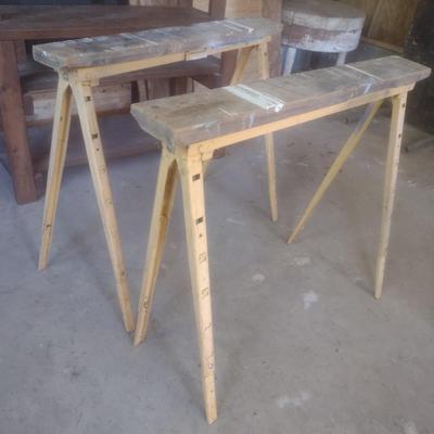 Pair of Heavy-Duty Folding Leg Saw Bucks