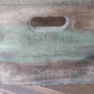 Pair of Vintage Wooden Orchard Crates Includes M. Ward Dana, NC