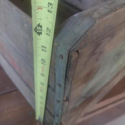 Pair of Vintage Wooden Orchard Crates Includes M. Ward Dana, NC