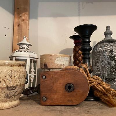 Candle holders and decor