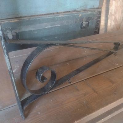 Wrought Metal Advertising Sign Wall Mount Bracket