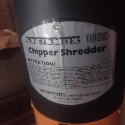 Steinmax 1800 Chipper Shredder