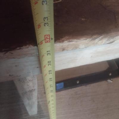 Vintage Solid Wood Hand Crafted Farm Worktable (B3)