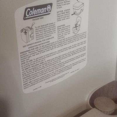 Coleman Brand Portable Camping Toilet