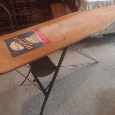 Vintage Maid of Honor Lifetime Automatic Wooden Ironing Board