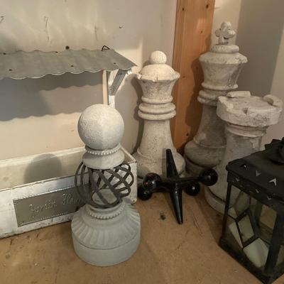 Chess piece decor