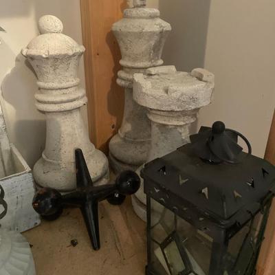 Chess piece decor