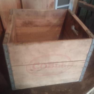 Vintage Coble Dairy Wood Milk Crate