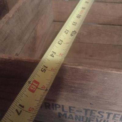 Pair of Vintage Orchard and Shipping Crates