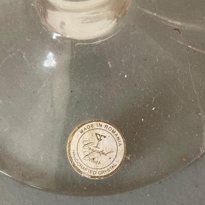 Indian candle holders and Romanian glass