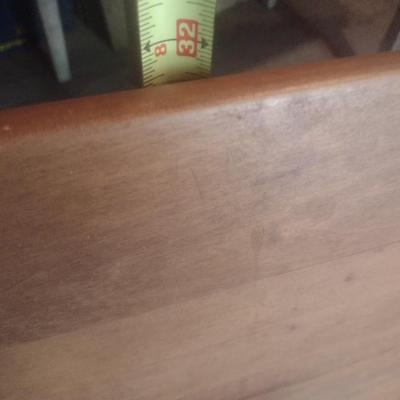 Vintage Flip Seat Wood Pew with Cast Frame 58"