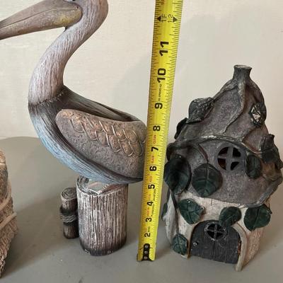 Resin outdoor decorative items