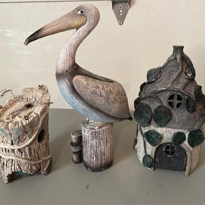 Resin outdoor decorative items