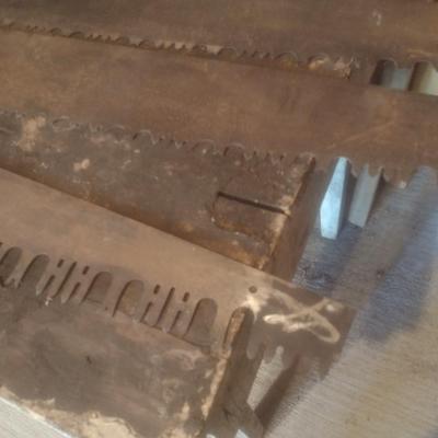 Set of Three Cross Cut Saw Blades