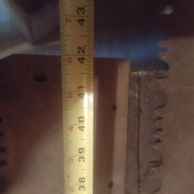 Set of Three Cross Cut Saw Blades