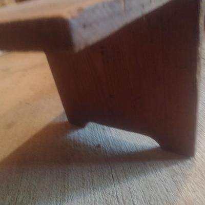 Vintage Wormy Chestnut Sitting Bench