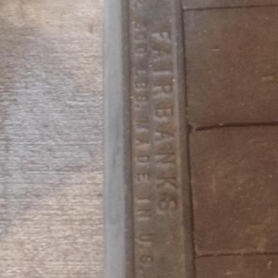 Antique Fairbanks Platform Scale