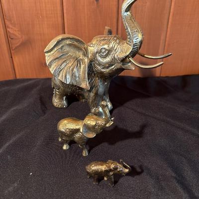 Sale Photo Thumbnail #323: Largest one approximately 8” tall to top of trunk. Heavy!