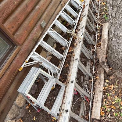 Sale Photo Thumbnail #335: Stepstool, 8 foot ladder and extension ladder