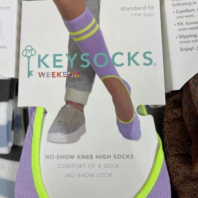Keysocks No-Show Socks 3 pair Standard
