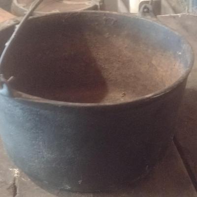 Antique Cast Iron Firepit Pot