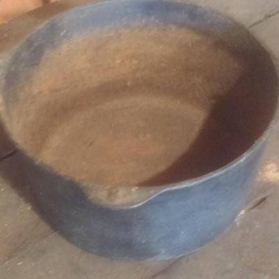 Antique Cast Iron Firepit Pot