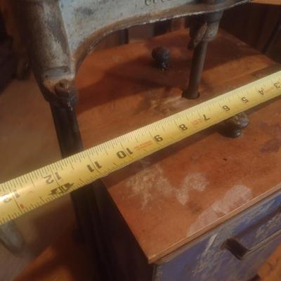 Antique Metal Bin Hand Crank Dazey Butter Churn