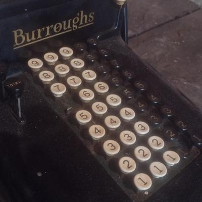 Antique Burroughs Office Adding Machine