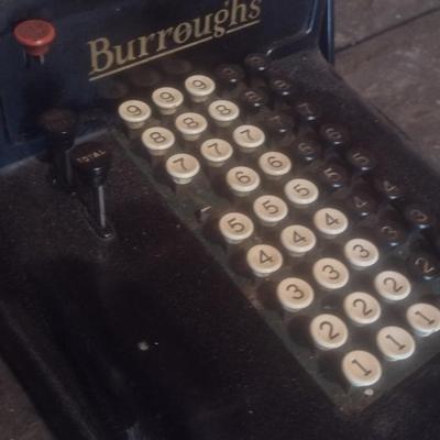 Antique Burroughs Office Adding Machine