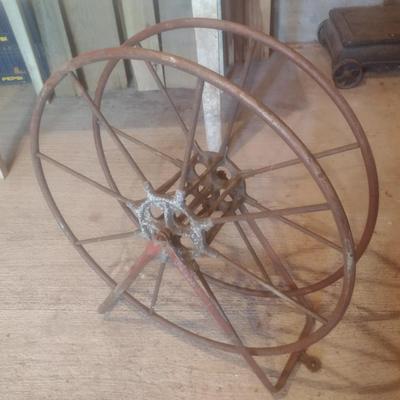 Vintage Metal Hose Reel