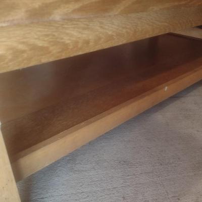 Hand Crafted Double Tier Worktable Two Piece