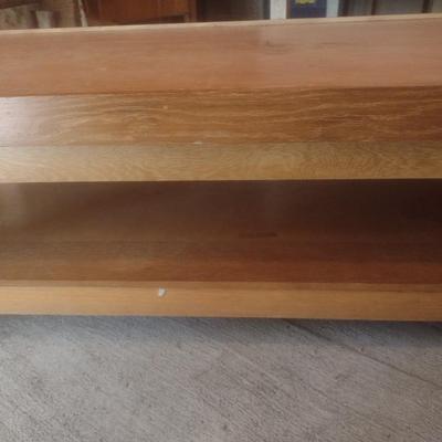 Hand Crafted Double Tier Worktable Two Piece