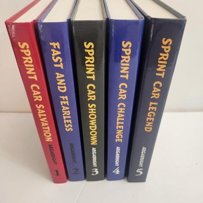 Jimmy Wilson Racing Adventure 5 Book Series Sprint Car Racing All Signed by Dave Argabright