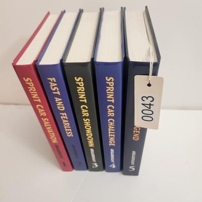 Jimmy Wilson Racing Adventure 5 Book Series Sprint Car Racing All Signed by Dave Argabright
