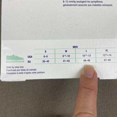 Men’s Jobst Compression Knee High Socks Large