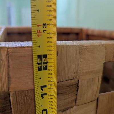 4 - Folding Rattan Storage Containers (PB)