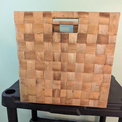 4 - Folding Rattan Storage Containers (PB)