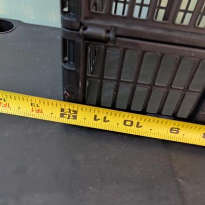 9 - Plastic Storage Crates Collapsible (PB)