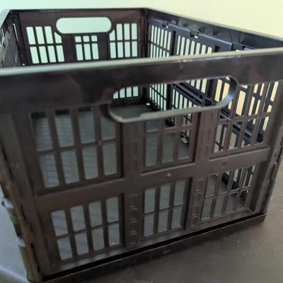 9 - Plastic Storage Crates Collapsible (PB)