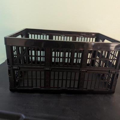 9 - Plastic Storage Crates Collapsible (PB)
