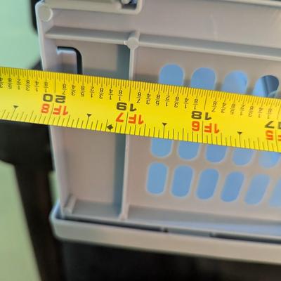 3 Brown & 2 Gray Storage Bins (PB)