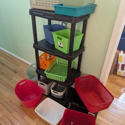 Several Sizes Of Storage Bins (PB)