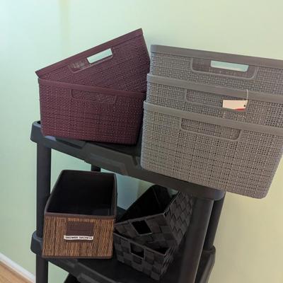 Several Sizes Of Storage Bins (PB)