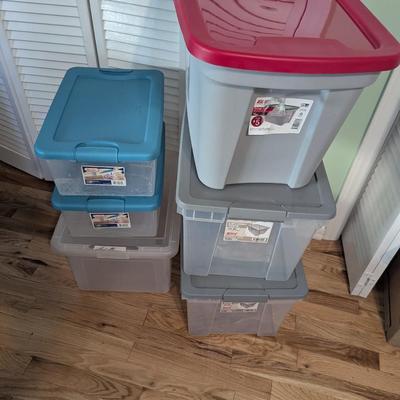 6 - Storage Bins With Lids (PB)